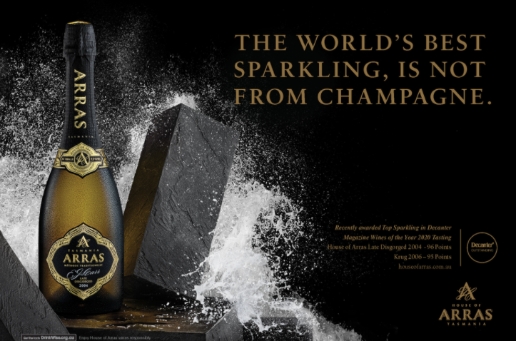 House Of Arras receives ‘Top Sparkling in Decanter’s Wines of the Year 2020 Tasting’