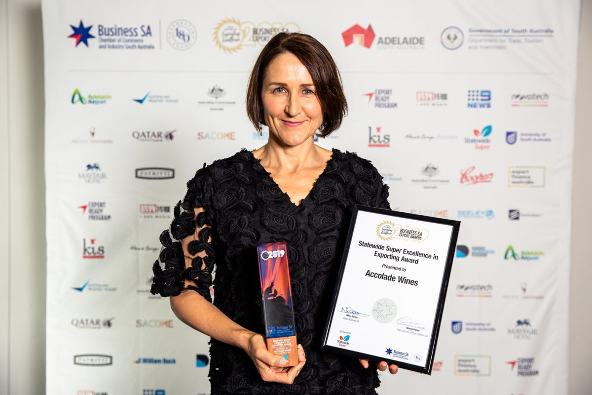 Accolade Wines wins Excellence in Exporting Award – Business SA South Australian Exports Awards