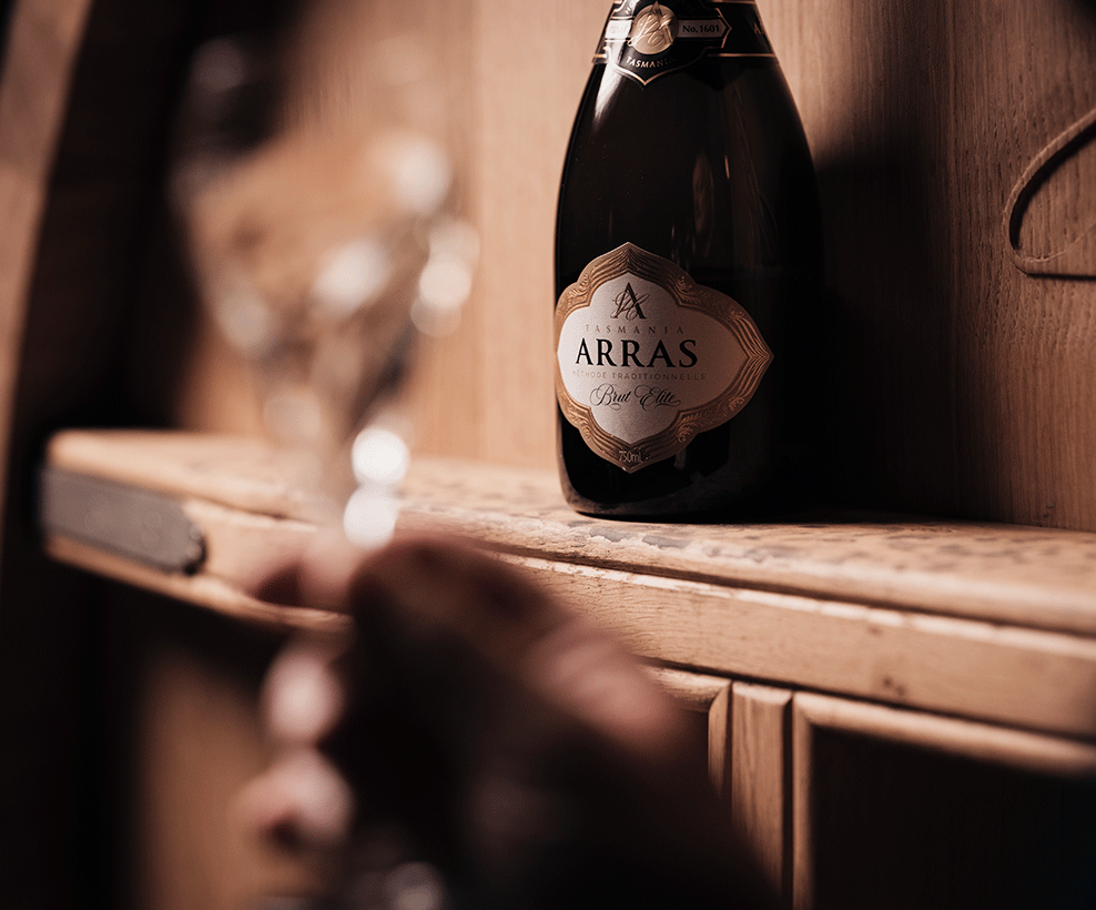 Product shot of Arras champagne