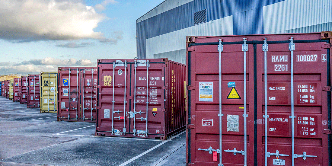 Large shipping containers