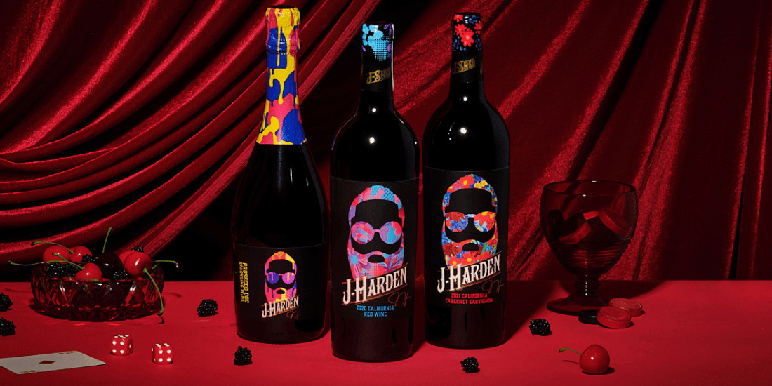 3 bottles of J Harden Wines